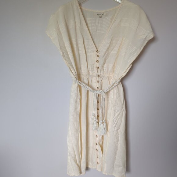 Rip Curl Cream Boho Dune Dress - Women's (Size S) NWOT - Picture 6 of 13